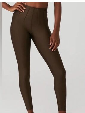 ❤️‍🔥BOGO FREE NWT ALO yoga espresso brown corset airlift high waist leggings L